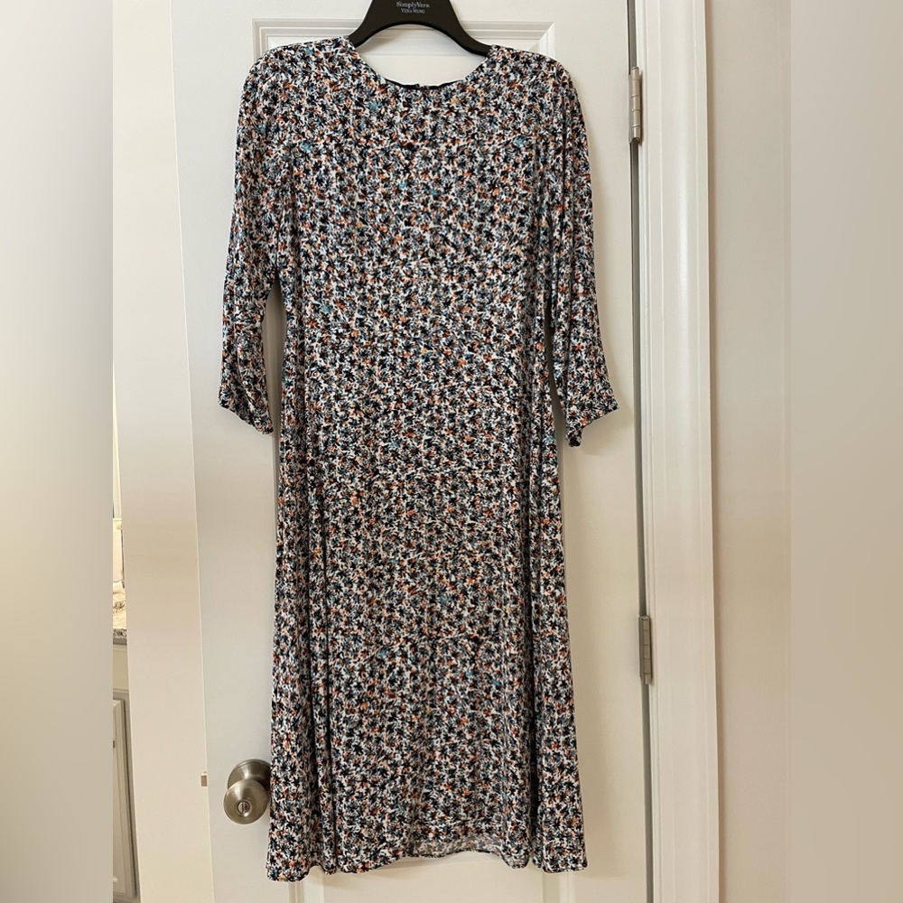 Floral ankle length LOFT dress